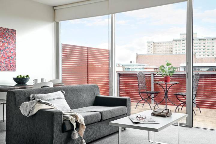 Apartament wakacyjny dla 4 osób, z balkon i jacuzzi w Melbourne