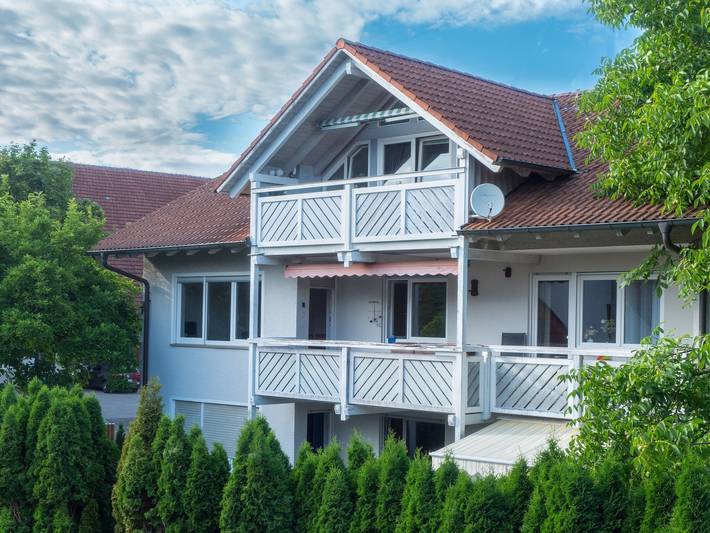 Ferienwohnung für 4 Personen, mit Balkon und Garten in Langenargen