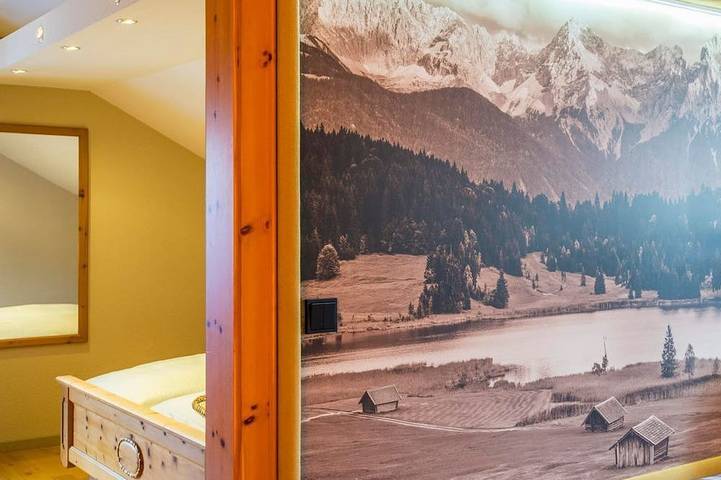 Ferienwohnung für 2 Personen, mit Sauna und Garten sowie Balkon in Krün - 3