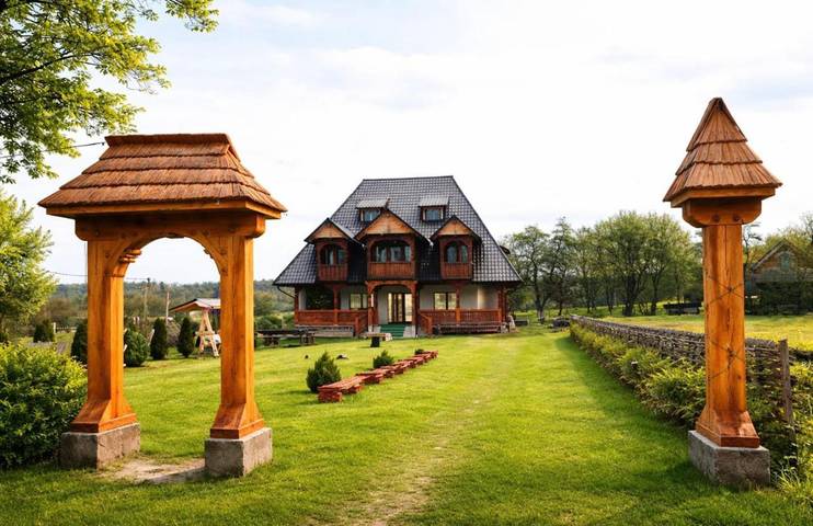 Gîte pour 4 personnes, avec Balcon et Terrasse ainsi que Jardin et Vue dans Breb