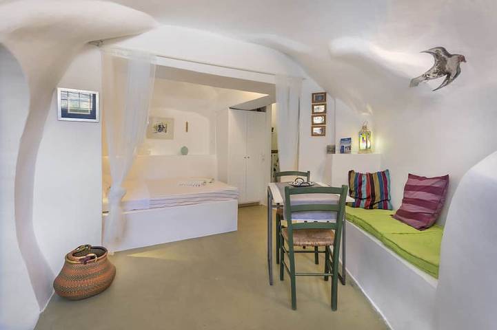 Apartamento de vacaciones para 3 personas, con jardín y balcón en Emporio