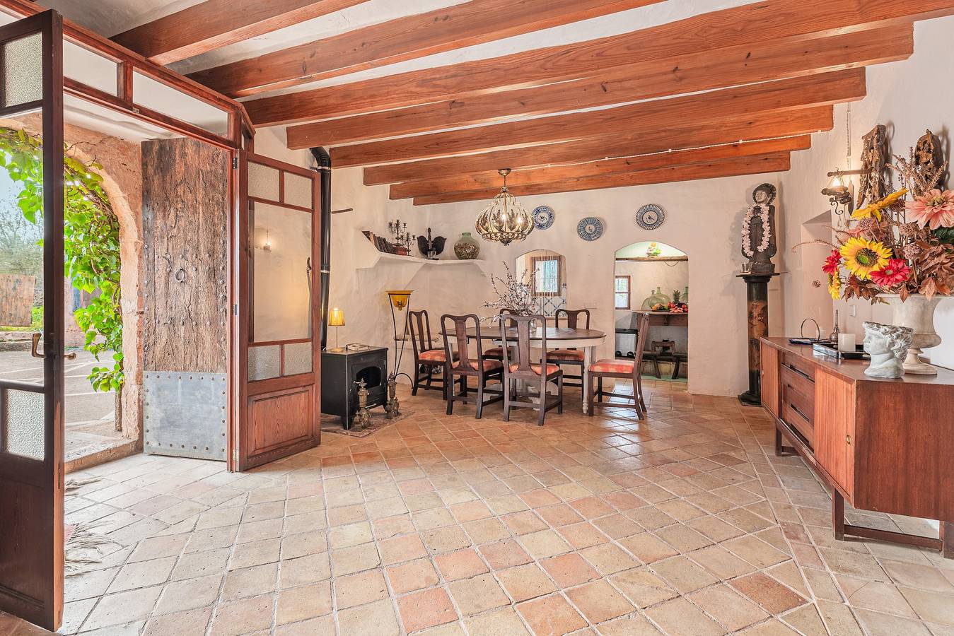 Ferienhaus 'Villa Can Lloret' mit Bergblick, Wlan und Klimaanlage in Algaida, Mallorca Inselmitte