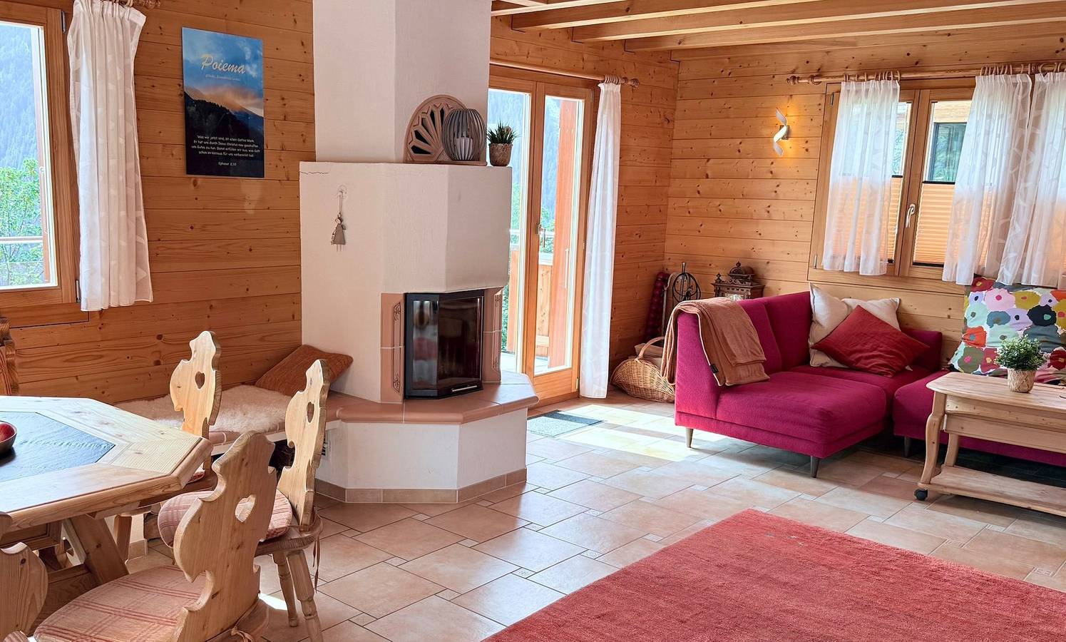 Chalet Poiema in Bellwald, Goms