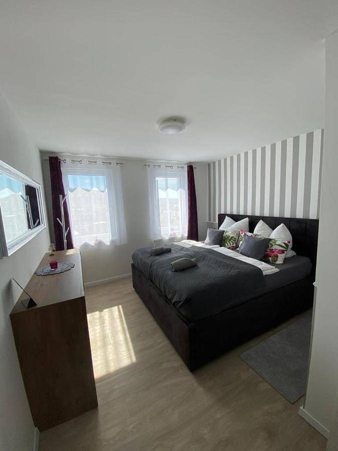 Ferienwohnung für 4 Personen, mit Garten und Sauna sowie Ausblick