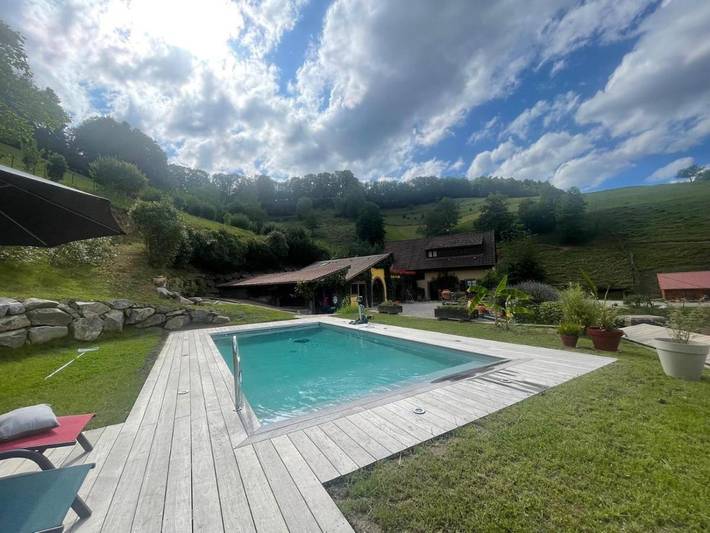Gîte pour 2 personnes, avec vue ainsi que jardin et piscine, animaux acceptés à Sainte-Marie-aux-Mines - 2