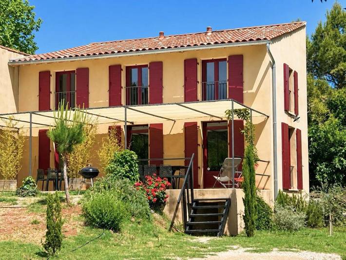 Maison de vacances pour 10 personnes, avec terrasse ainsi que vue et jardin