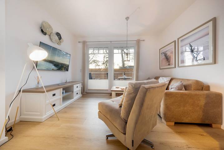 Ferienwohnung für 2 Personen, mit Balkon und Sauna in Binz - 4