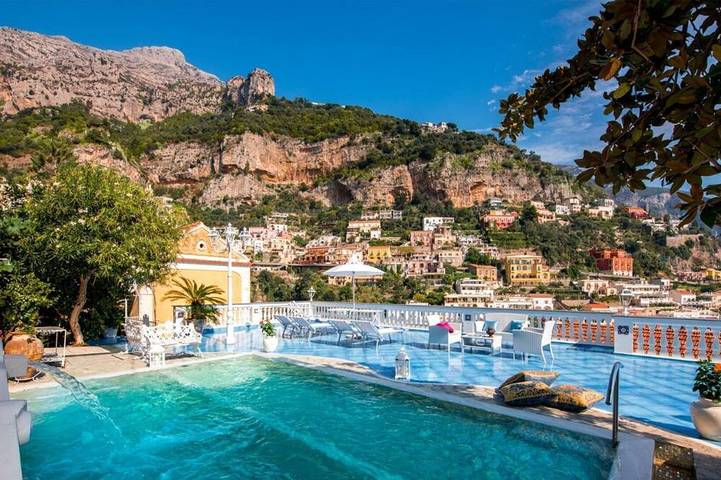 Villa mit pool für 12 Personen, mit Whirlpool und Garten in Positano