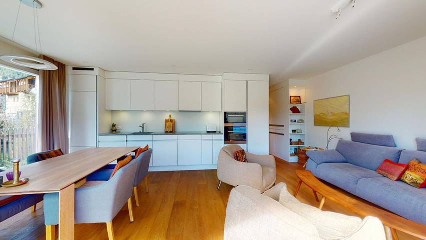 Ferienwohnung für 4 Personen, mit Terrasse und Garten sowie Ausblick in Celerina - 3
