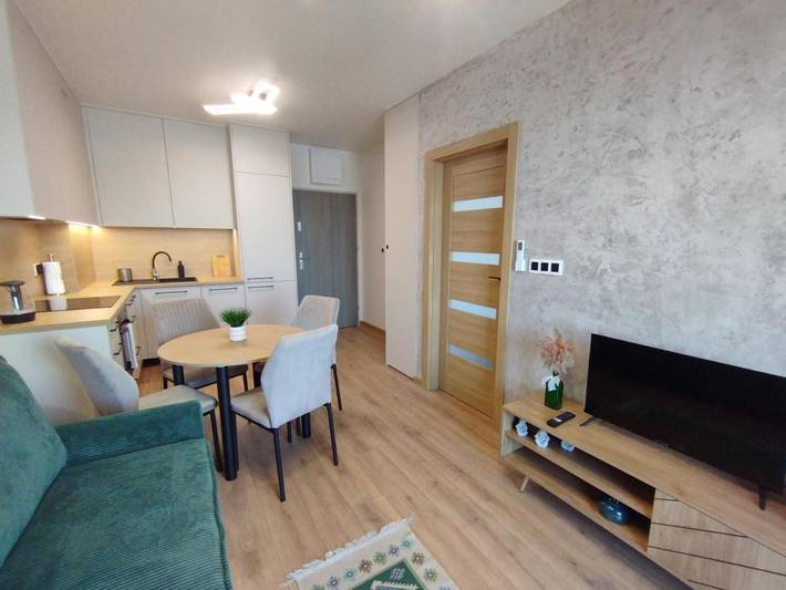 Apartament wakacyjny dla 4 osób, z Taras i Widok w Kalisz