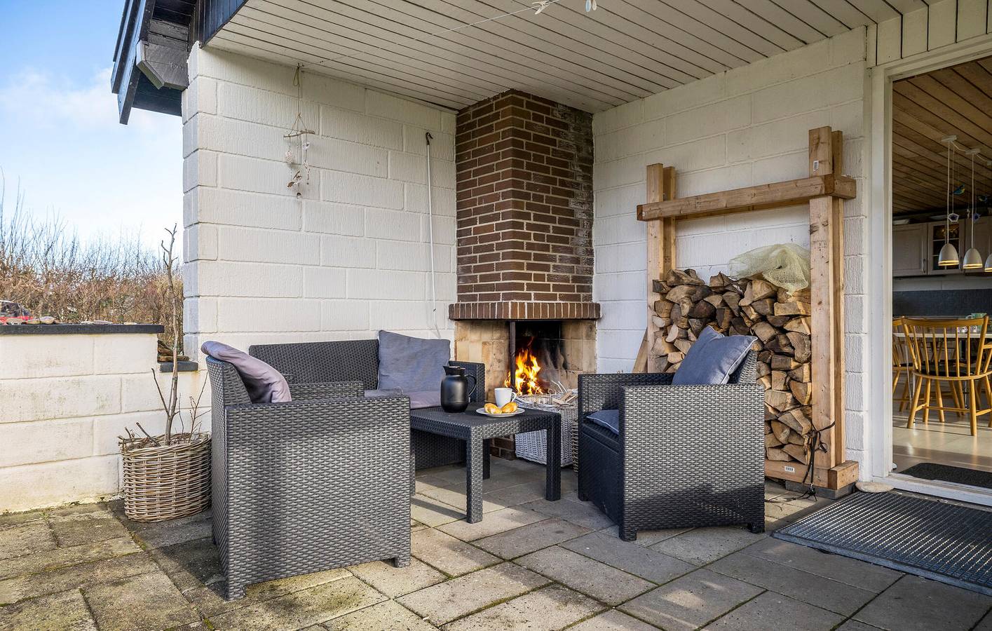 Ferienhaus für 6 Personen mit Terrasse in Livbjerggård, Limfjord in Westjütland