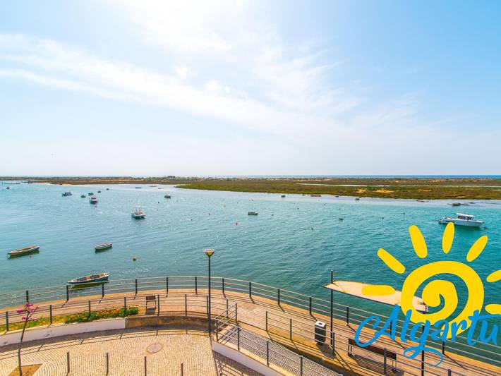 Studio für 2 Personen, mit Meerblick und Terrasse sowie Seeblick in Cabanas de Tavira