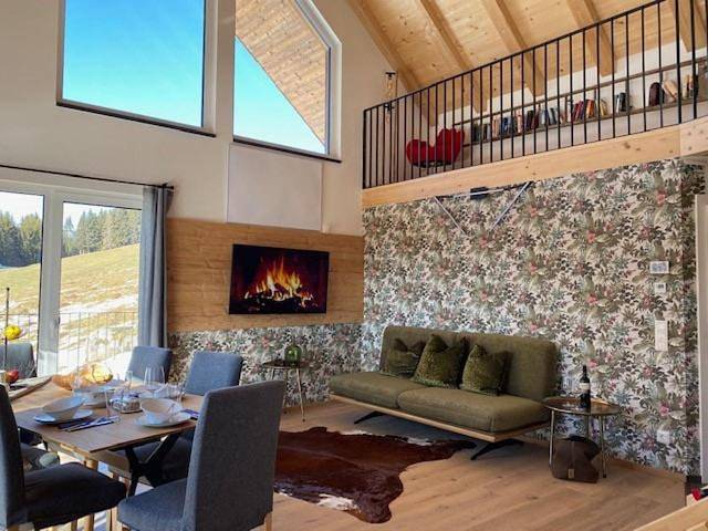 Ferienhaus für 5 Personen, mit Balkon und Terrasse sowie Garten und Sauna in Fresach