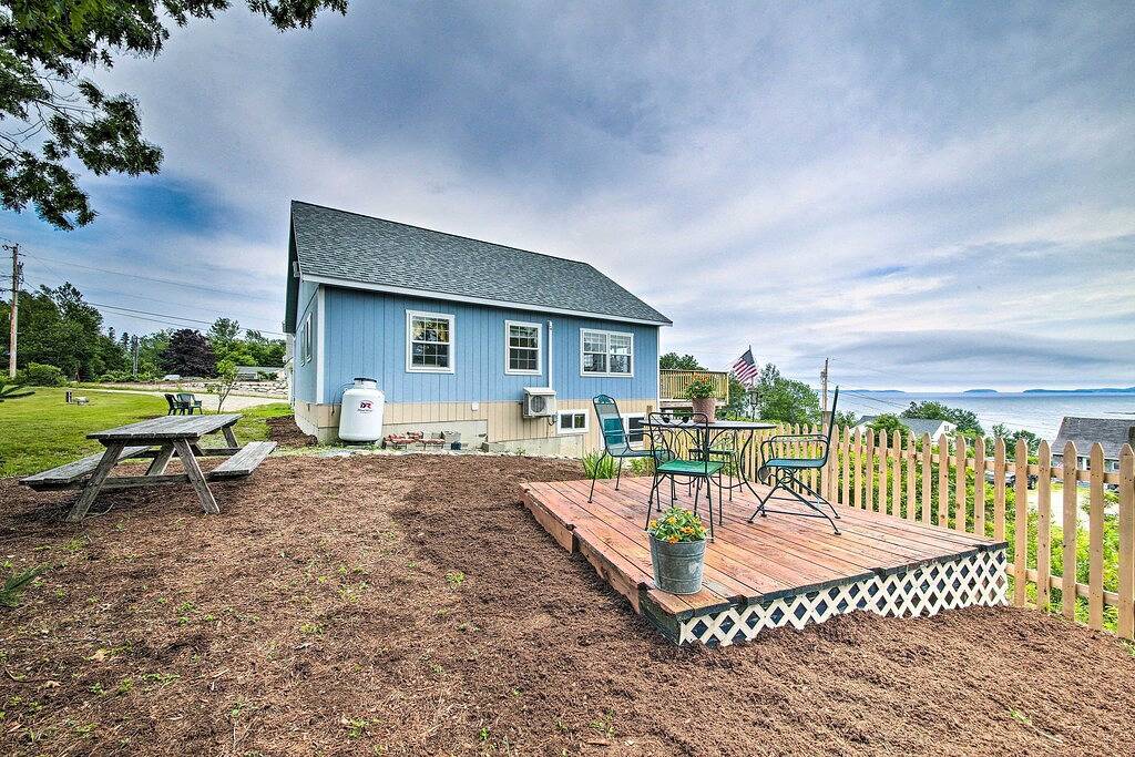 Acadia Home with Incredible Frenchman Bay View! in Hancock County