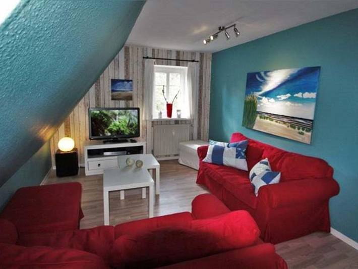 Ganze Ferienwohnung, Bredland 2a - Whg. 5 - Ferienwohnung in Nieblum: 52 m², Terrasse & nur 200 m zum Strand in Greveling, Nieblum