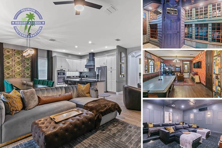 Villa for 14 people, with children pool and pool as well as balcony/terrace in Reunion Resort