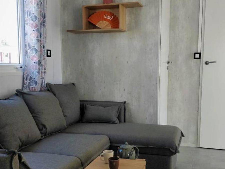 Camping La Dune des Sables - Mobilheim 6 personen - Karibik klimatisiert 2 Schlafzimmer in Les Sables-d'Olonne, Vendée