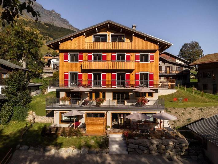 Appart’hôtel pour 2 personnes, avec vue et sauna ainsi que jardin et terrasse à Les Contamines-Montjoie - 3