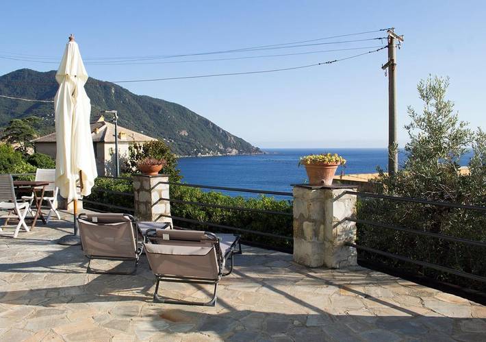Chambre d’hôte pour 3 personnes, avec Balcon et Terrasse ainsi que Jardin et Vue