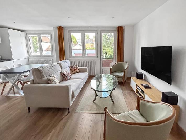 Gîte pour 6 personnes, avec balcon à Loos - 4