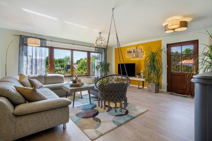 Ferienwohnung für 3 Personen, mit Garten am Zwenkauer See
