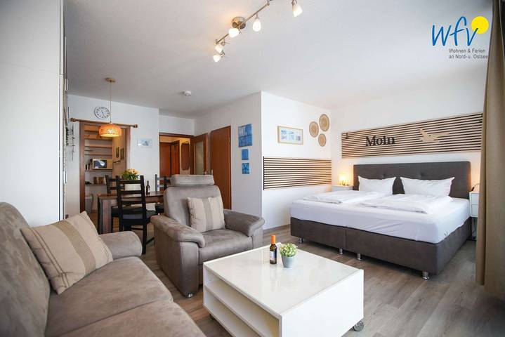 Ferienwohnung für 4 Personen, mit Balkon auf Borkum