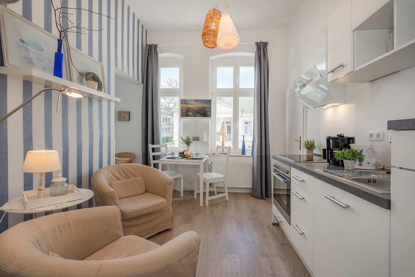 Ganze Wohnung, Moderne Ferienwohnung in Heringsdorf in Strandnähe mit Parkplatz in Strand Heringsdorf, Heringsdorf