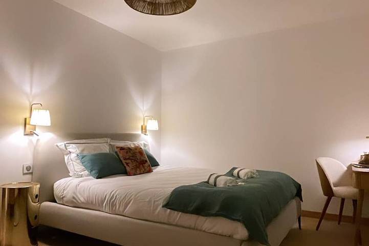 Chambre Dhôte Avec vue mer et Piscine in Grosseto-Prugna, Golfe D'Ajaccio