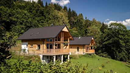 Ferienhaus für 2 Personen, mit Terrasse und Garten sowie Ausblick und Sauna, mit Haustier in Afritz am See