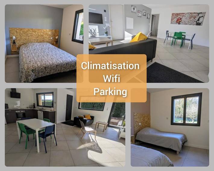 Location de vacances pour 4 personnes, avec jardin et vue dans Villieu-Loyes-Mollon