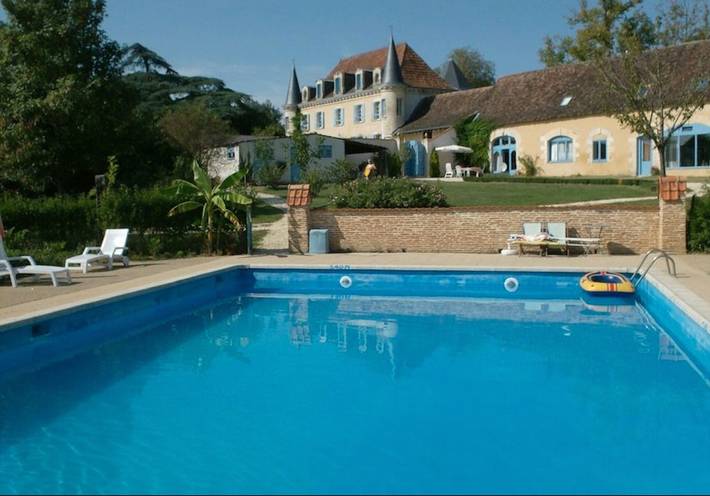 Maison de vacances pour 12 personnes, avec terrasse et piscine