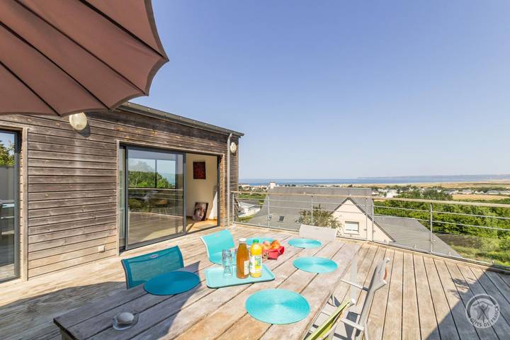 Gîte für 6 Personen, mit Terrasse