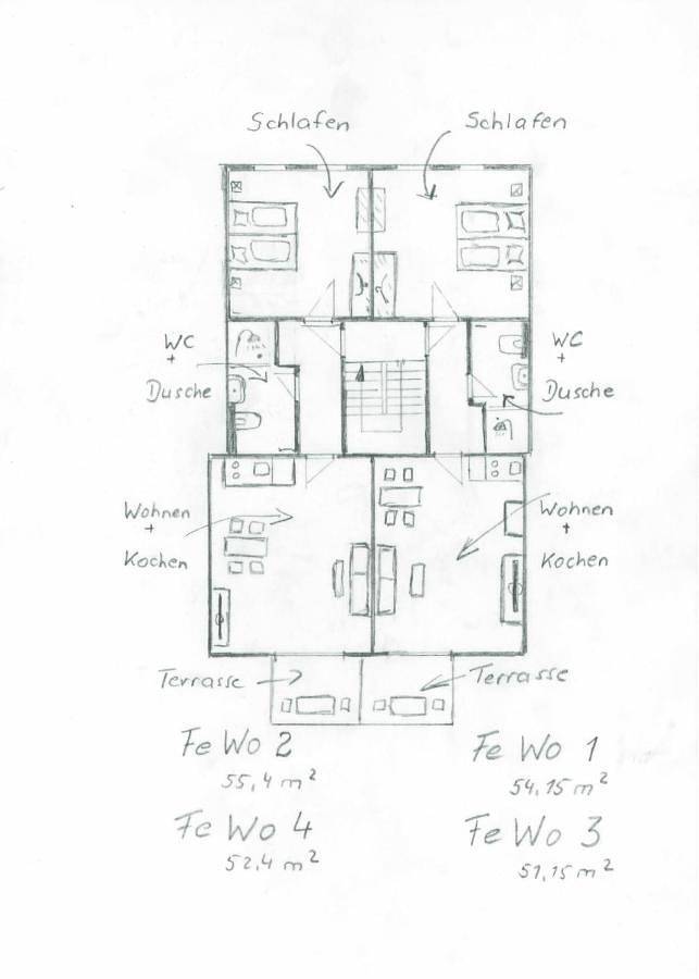 Ferienwohnung für 4 Personen, mit Balkon und Garten in Zittau - 2