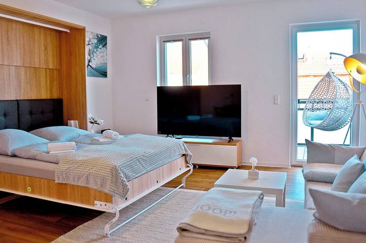 Ganze Wohnung, Designsuite I Fahrstuhl I Balkon in Quedlinburg, Harzvorland