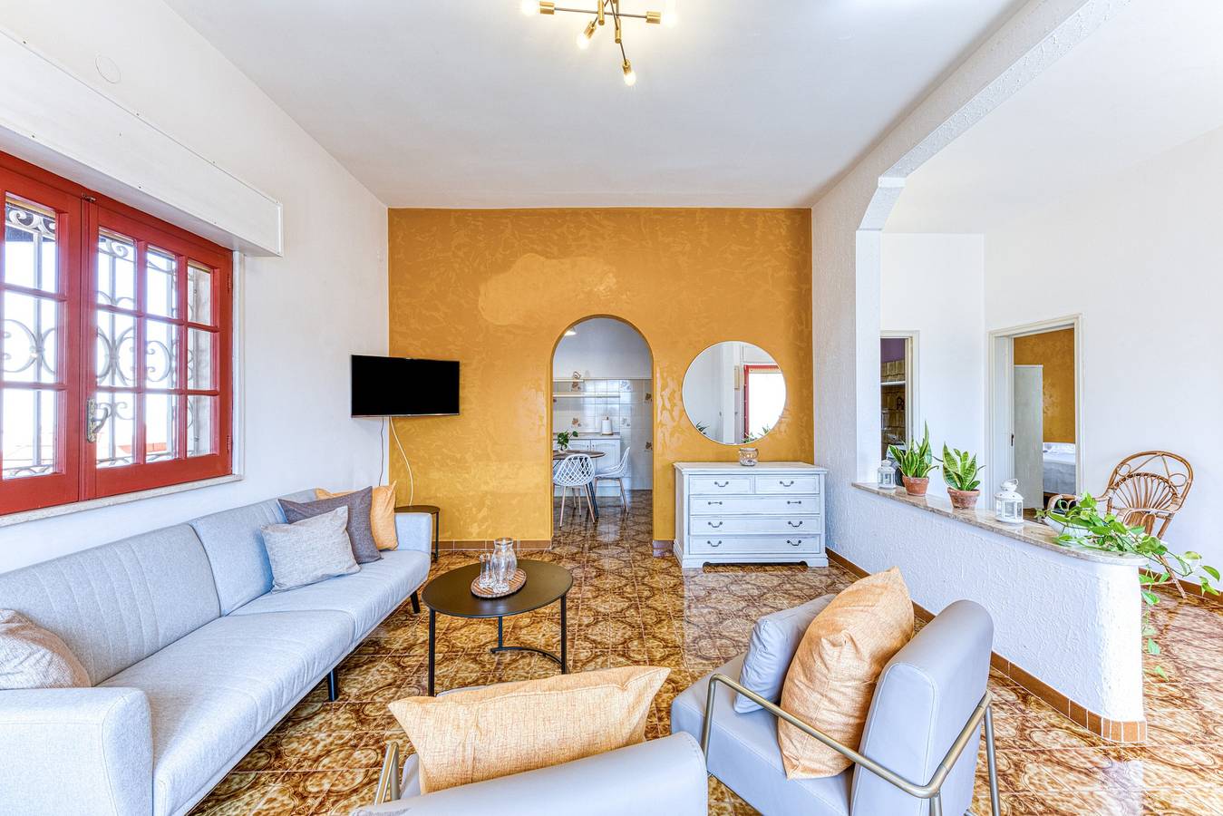 Villa Patrizia con Vista Mare, Wi-Fi e Aria Condizionata in Posto Rosso, Alliste