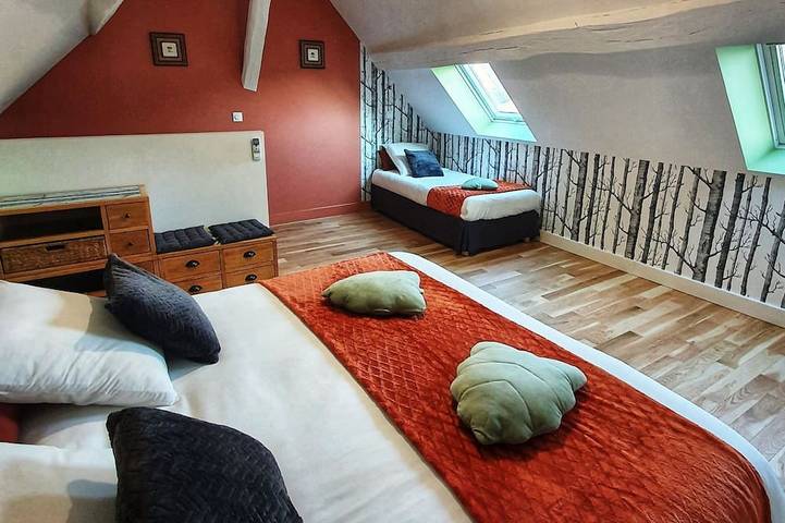Appartement entier, Loft chêne, beau duplex avec balcon in La Charité-sur-Loire, Vallée de la Loire