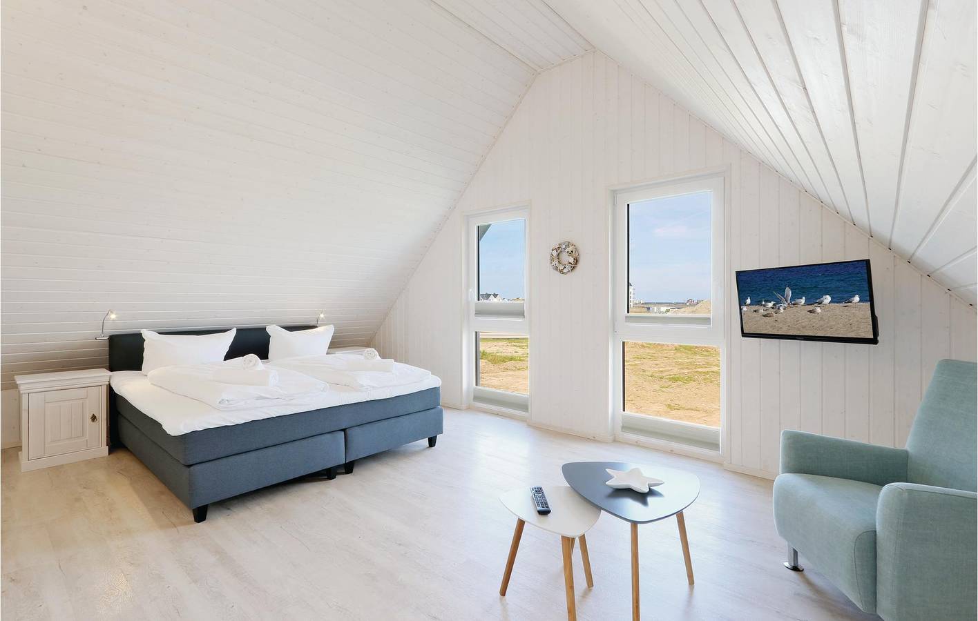 Cozy 115m² Apt: Beach 700m, Parking, TV & Wifi in Olpenitz, Kappeln