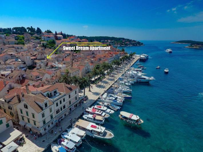 Maison d’hôte pour 2 personnes, avec terrasse dans Hvar