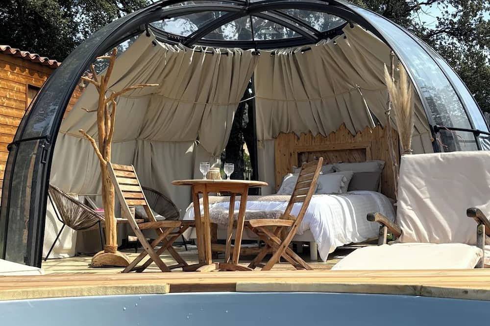 Dôme étoilé avec spa privé in Vallica, Parc naturel régional de Corse