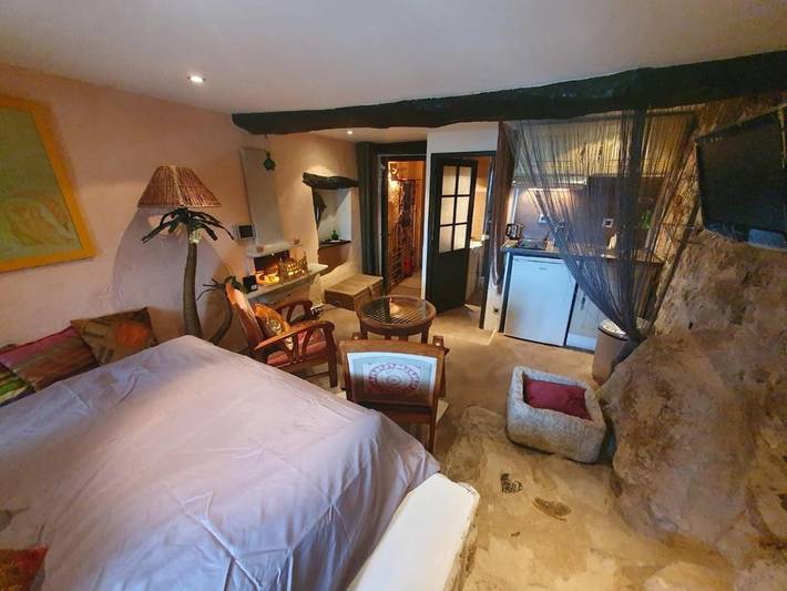 Gîte pour 2 personnes, avec vue et vue sur le lac à Le Broc