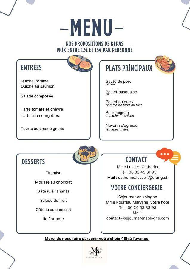 Gîte pour 15 personnes, avec vue et jardin à La Ferté-Saint-Cyr - 3