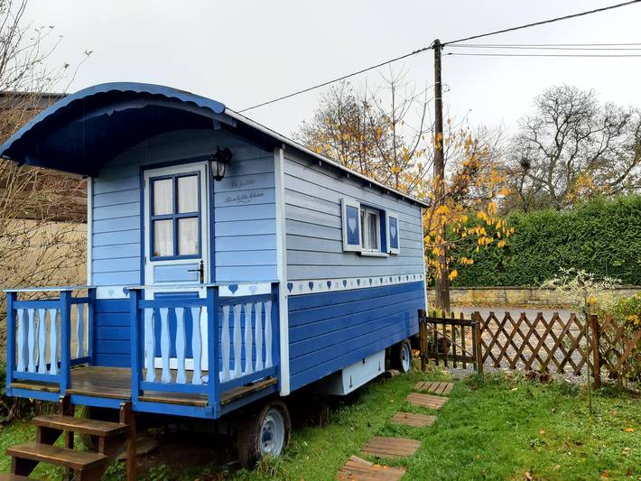 Camping für 2 Personen, mit Ausblick und Balkon sowie Garten in Belgien - 2