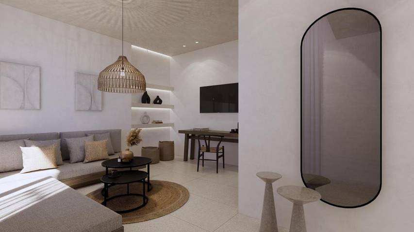 Location de vacances pour 2 personnes, avec piscine ainsi que vue et terrasse, animaux acceptés dans Georgioupoli - 3