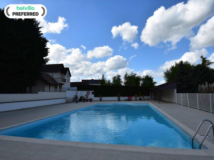 Maison de vacances pour 6 personnes, avec balcon/terrasse ainsi que piscine et terrasse