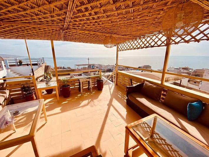 Auberge pour 4 personnes, avec vue et terrasse
