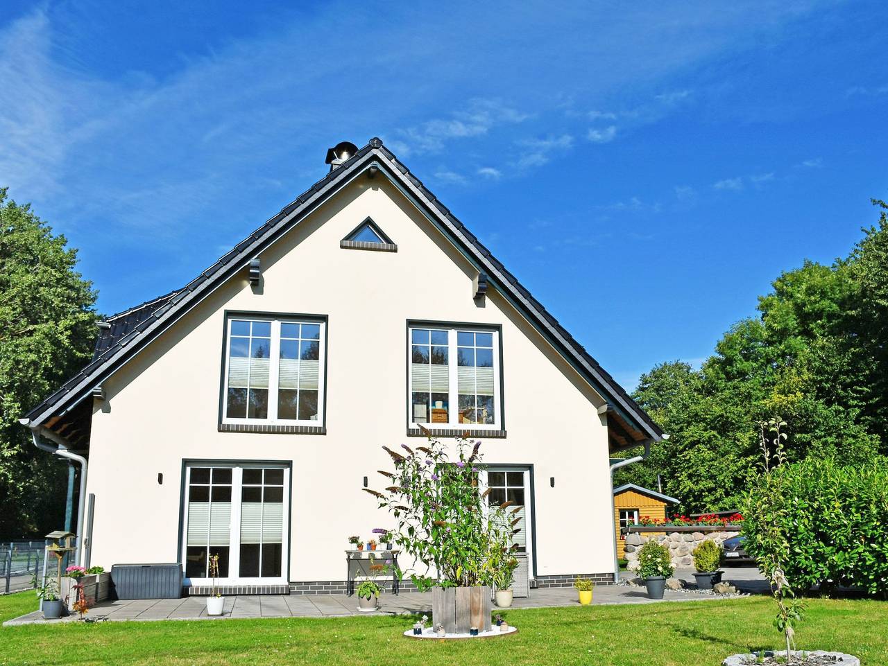 Ganze Ferienwohnung, Ferienwohnungen zur Granitz mit Terrasse - 02 Ferienappartement zur Granitz mit Balkon in Serams, Zirkow