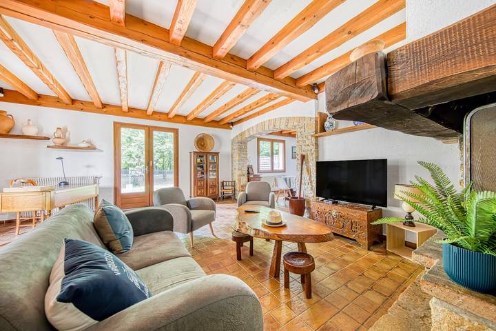 Ferienhaus für 5 Personen, mit Garten