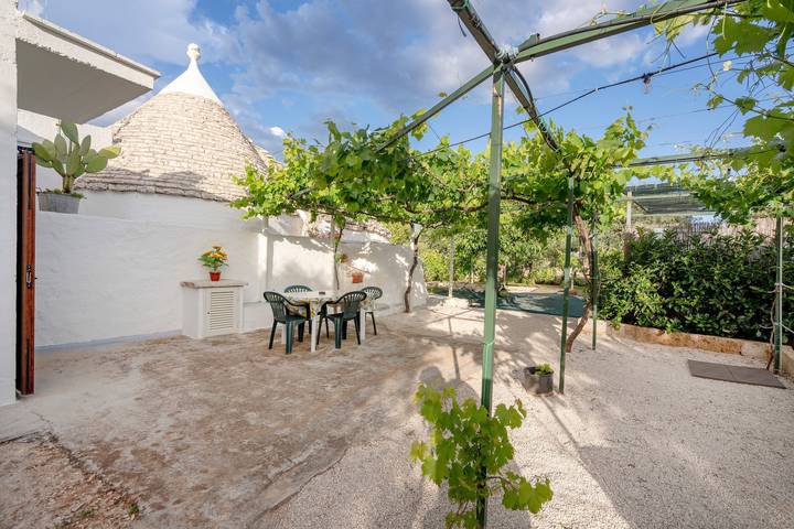 Trullo für 4 Personen, mit Garten, kinderfreundlich an der Adriatisches Meer