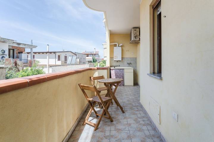 Appartamento per 4 persone, con balcone e balcone/terrazza in Sestu