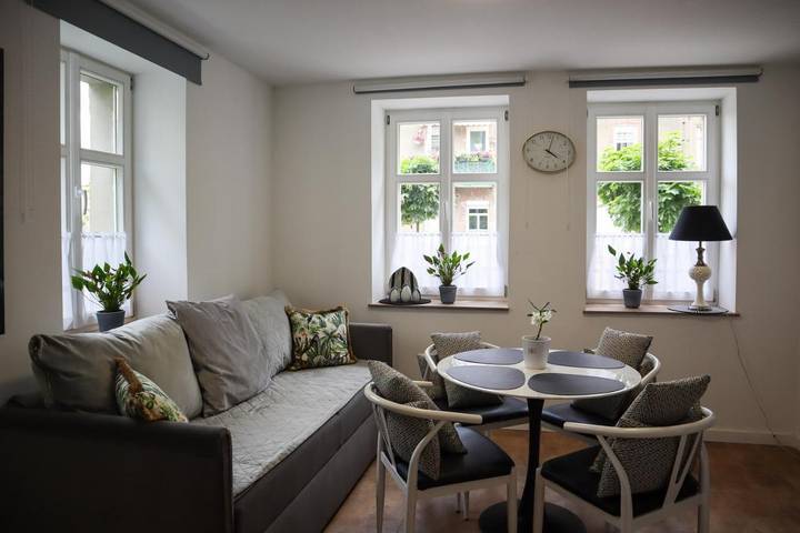 Apartament wakacyjny dla 4 osób, z taras i widok, zwierzęta dozwolone na Dolny Śląsk